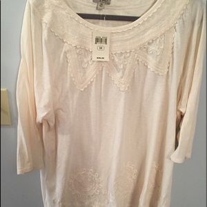 Lucky brand plus size shirt 3x